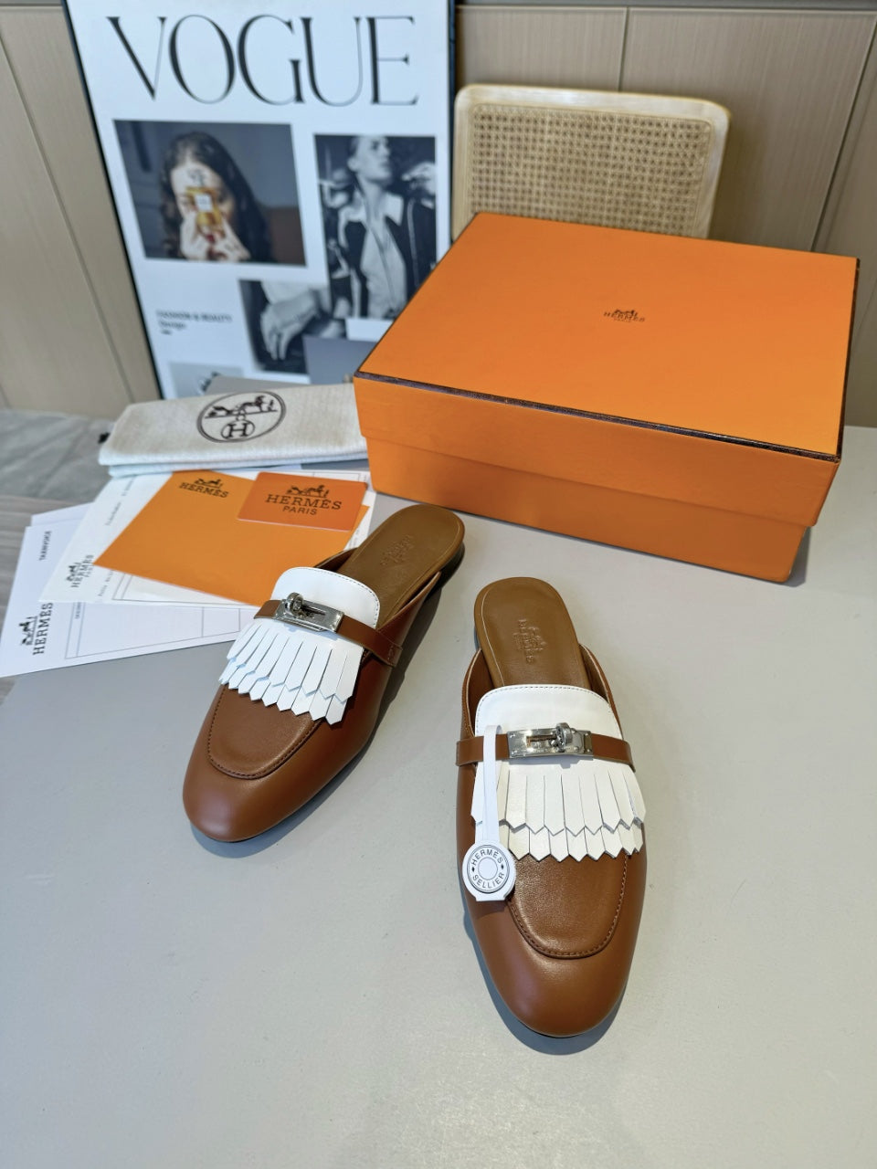 Hermes Slipper