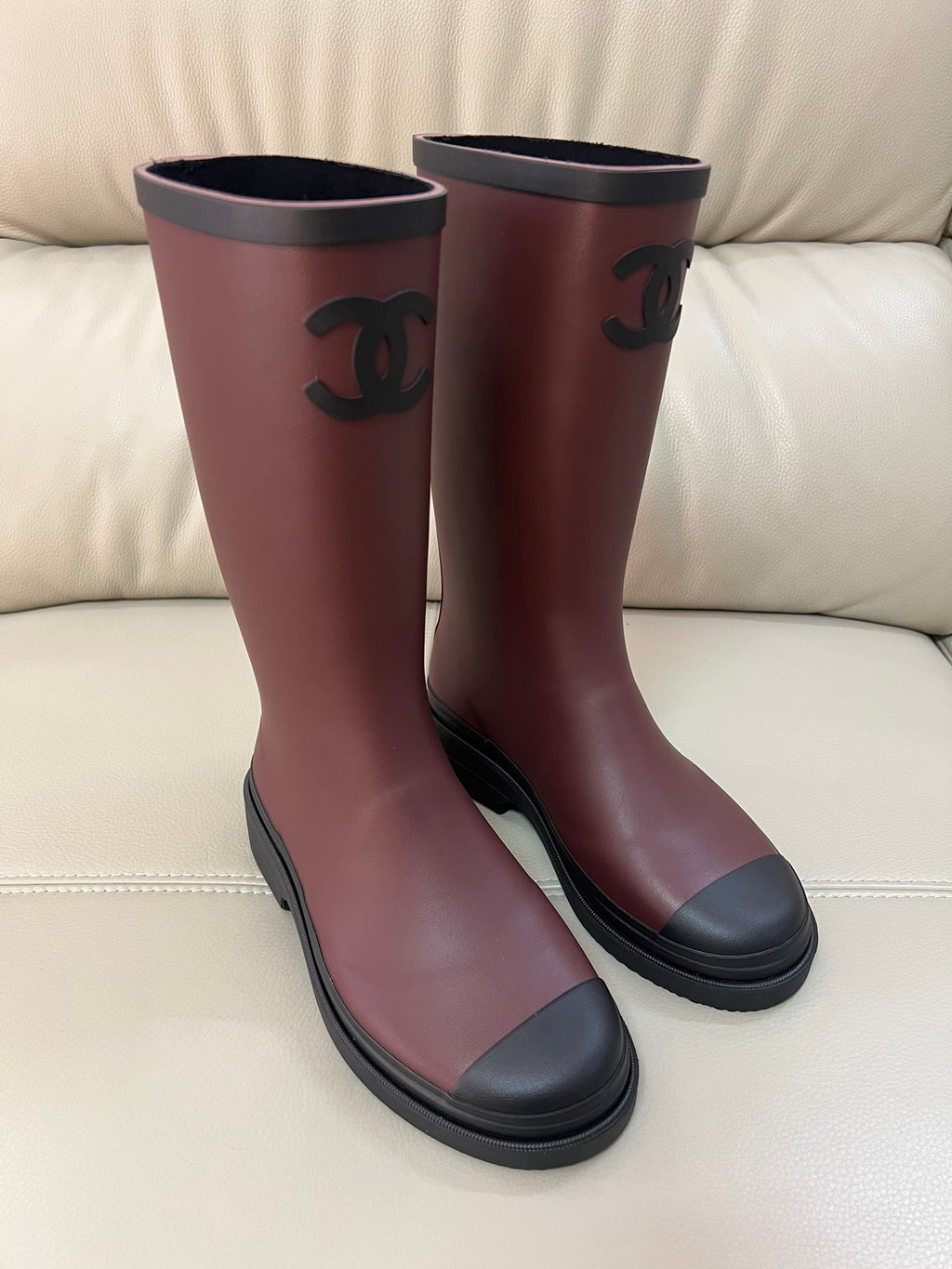Chanel Rain Boot