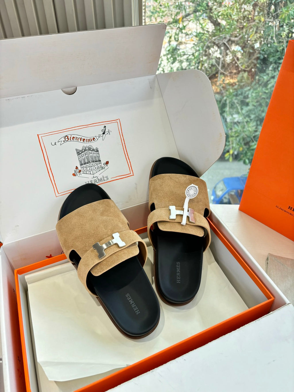 Hermes Slipper