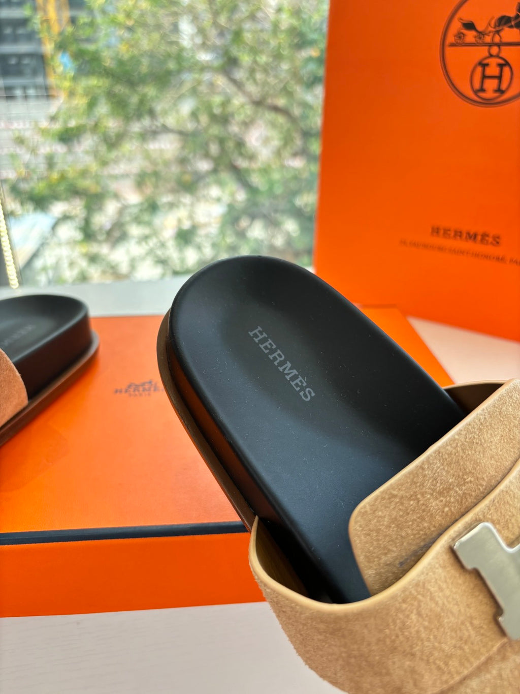 Hermes Slipper