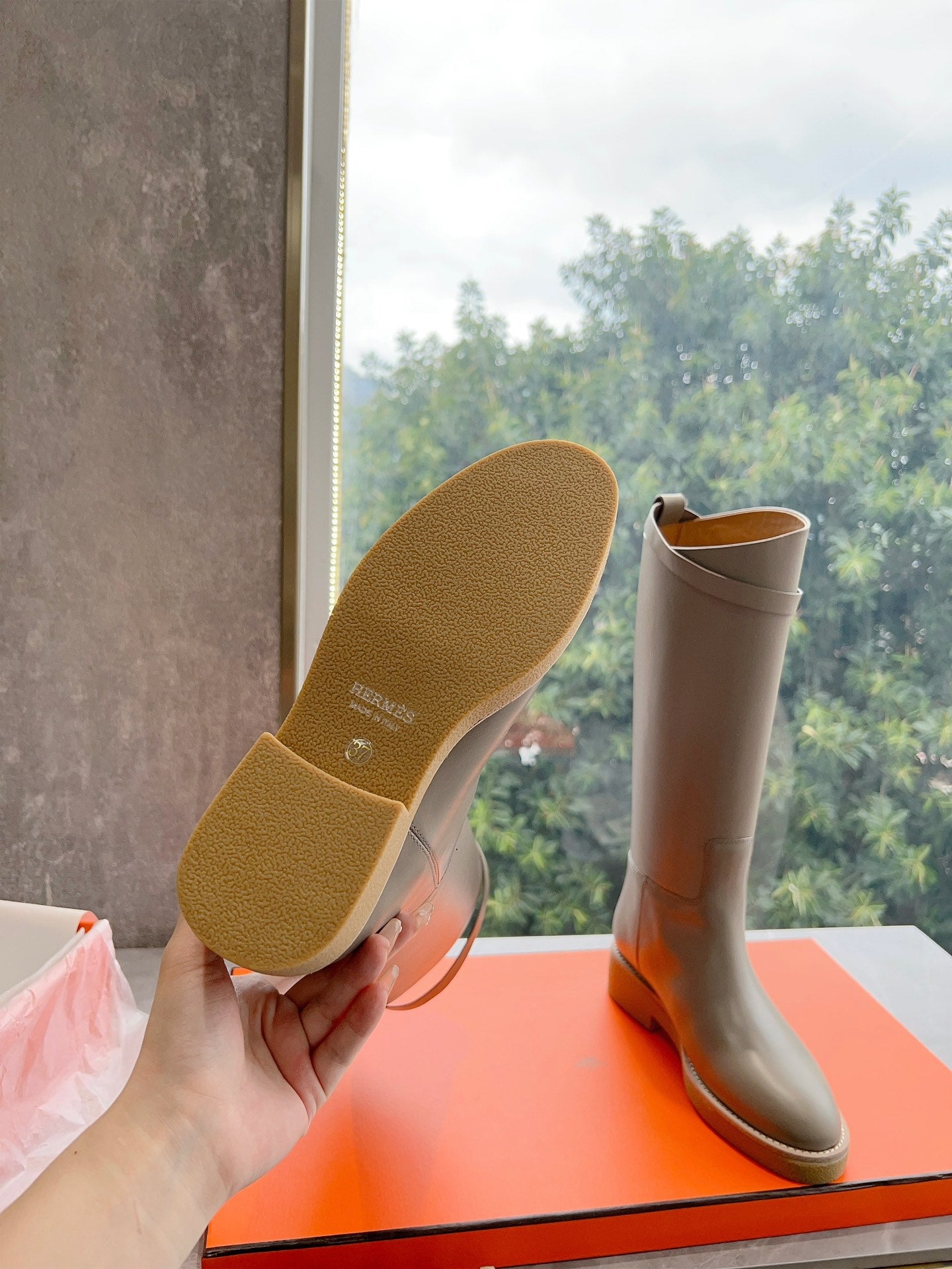 Hermes Çizme Premium