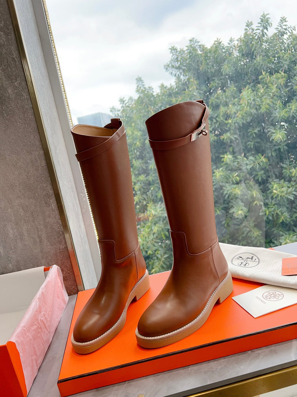 Hermes Çizme Premium