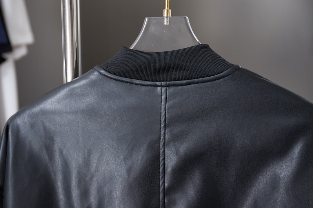 Balenciaga Deri Ceket Unisex