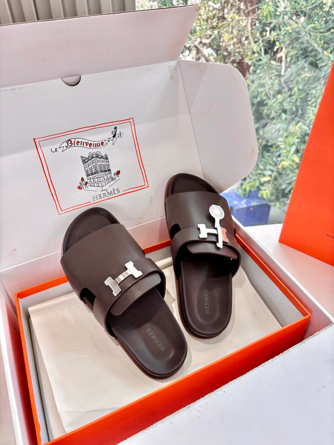 Hermes Slipper