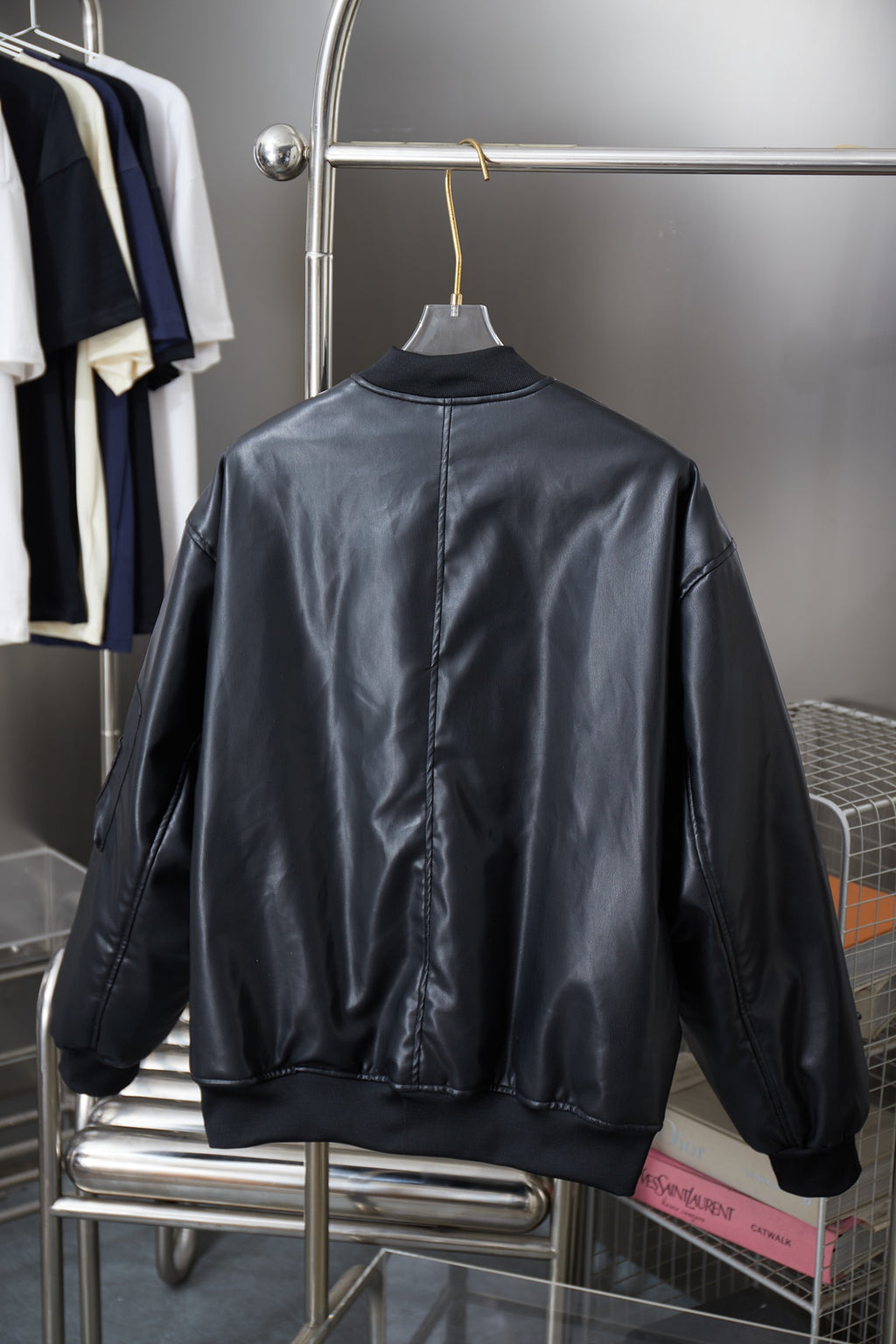 Balenciaga Deri Ceket Unisex