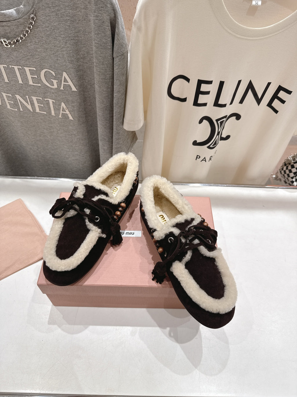 Miu Miu Loafer Yünlü