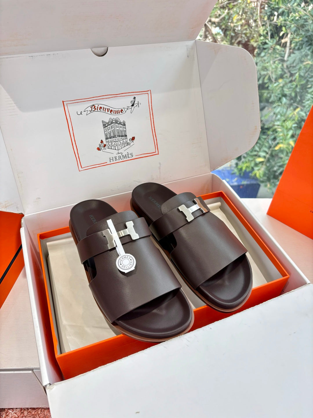 Hermes Slipper