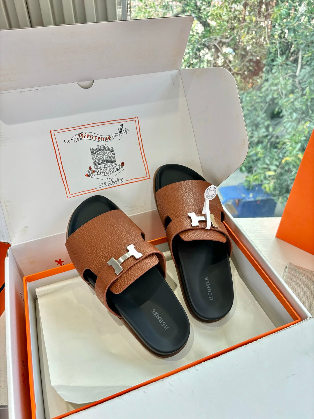 Hermes Slipper