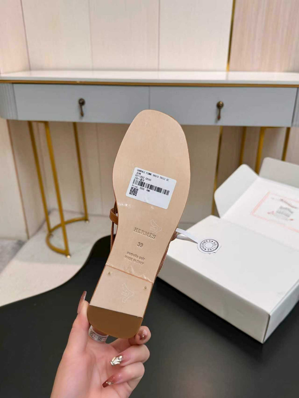 Hermes Slipper