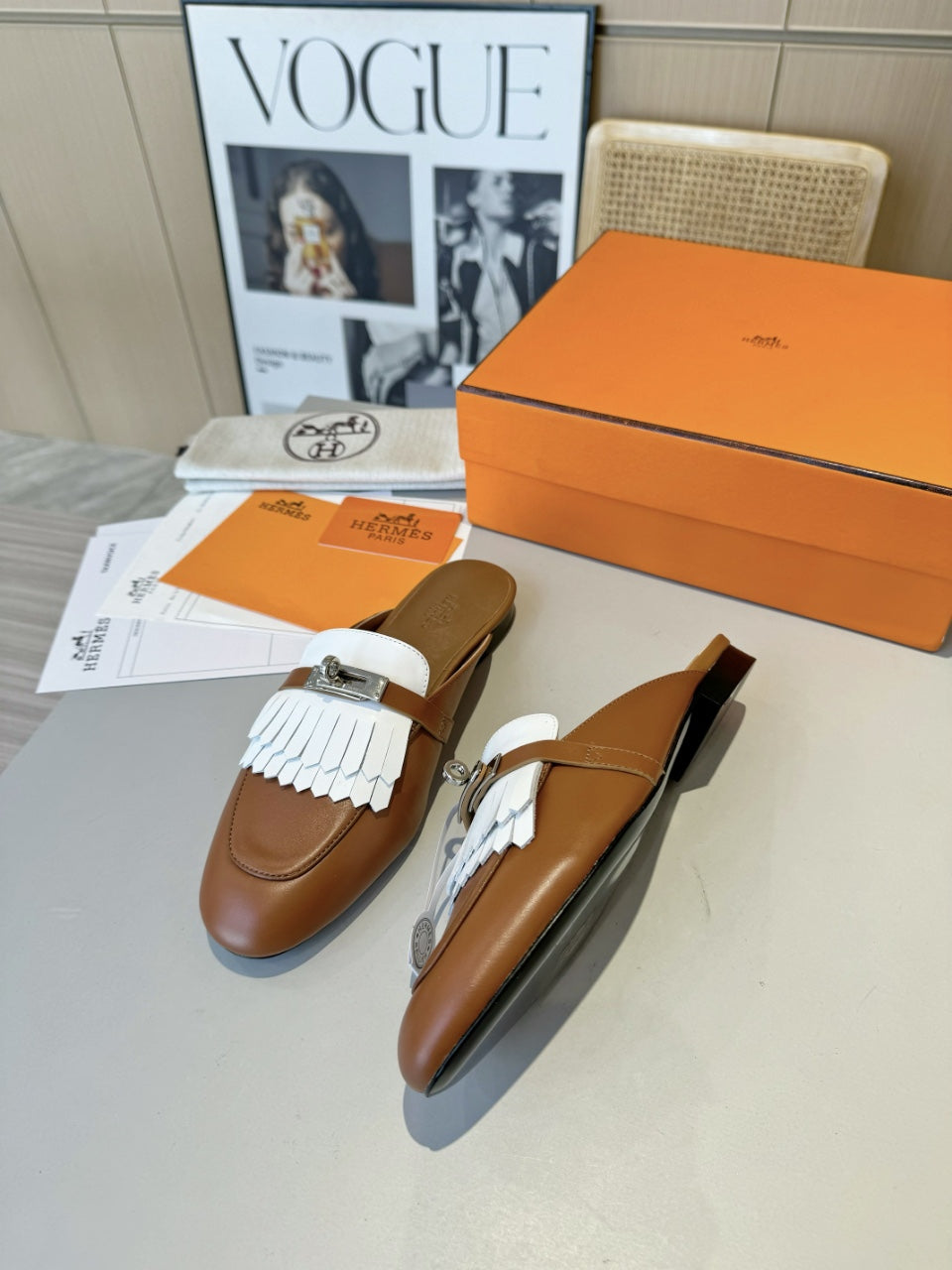 Hermes Slipper