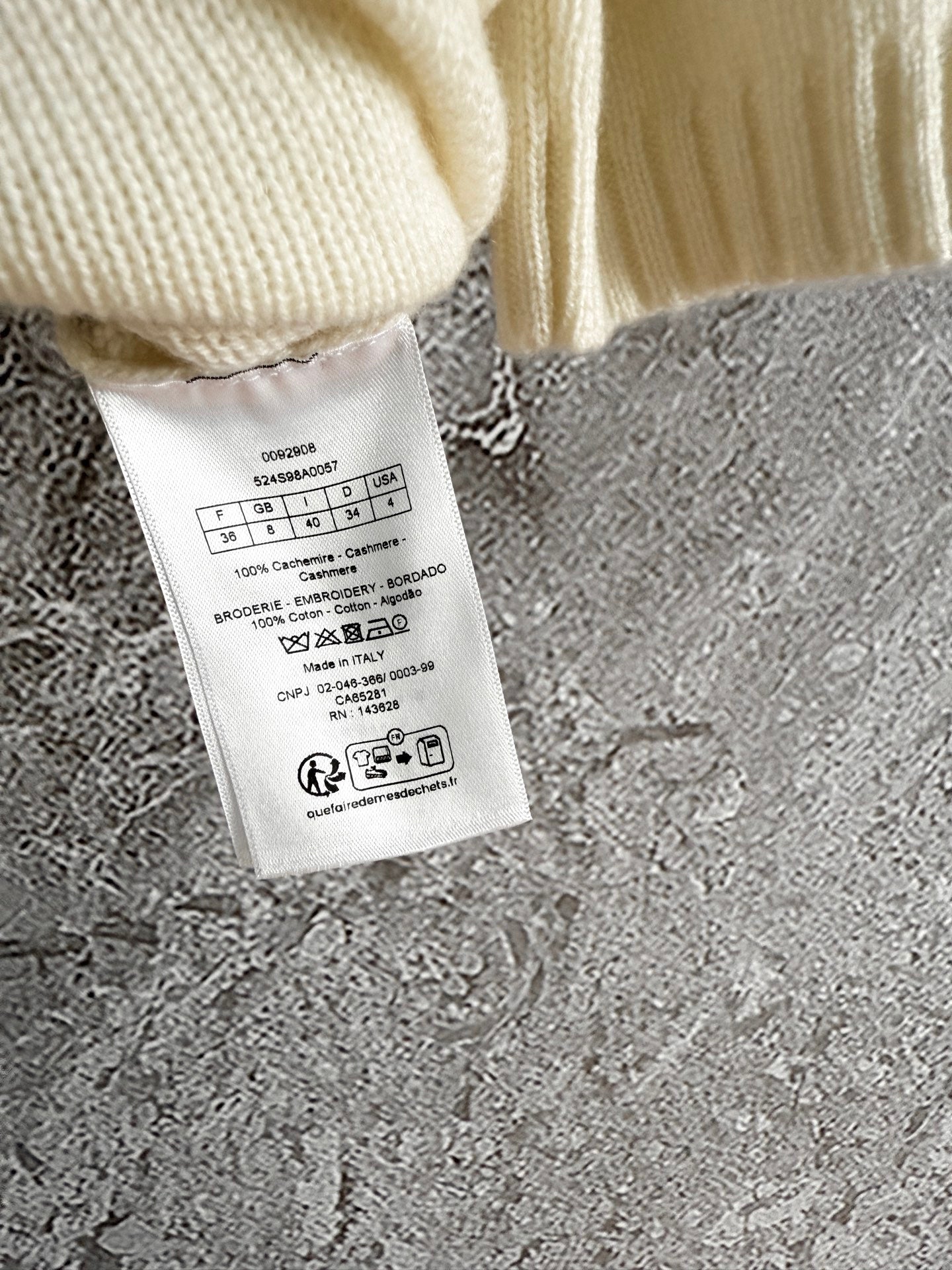 Christian Dior Yarımkol Kazak