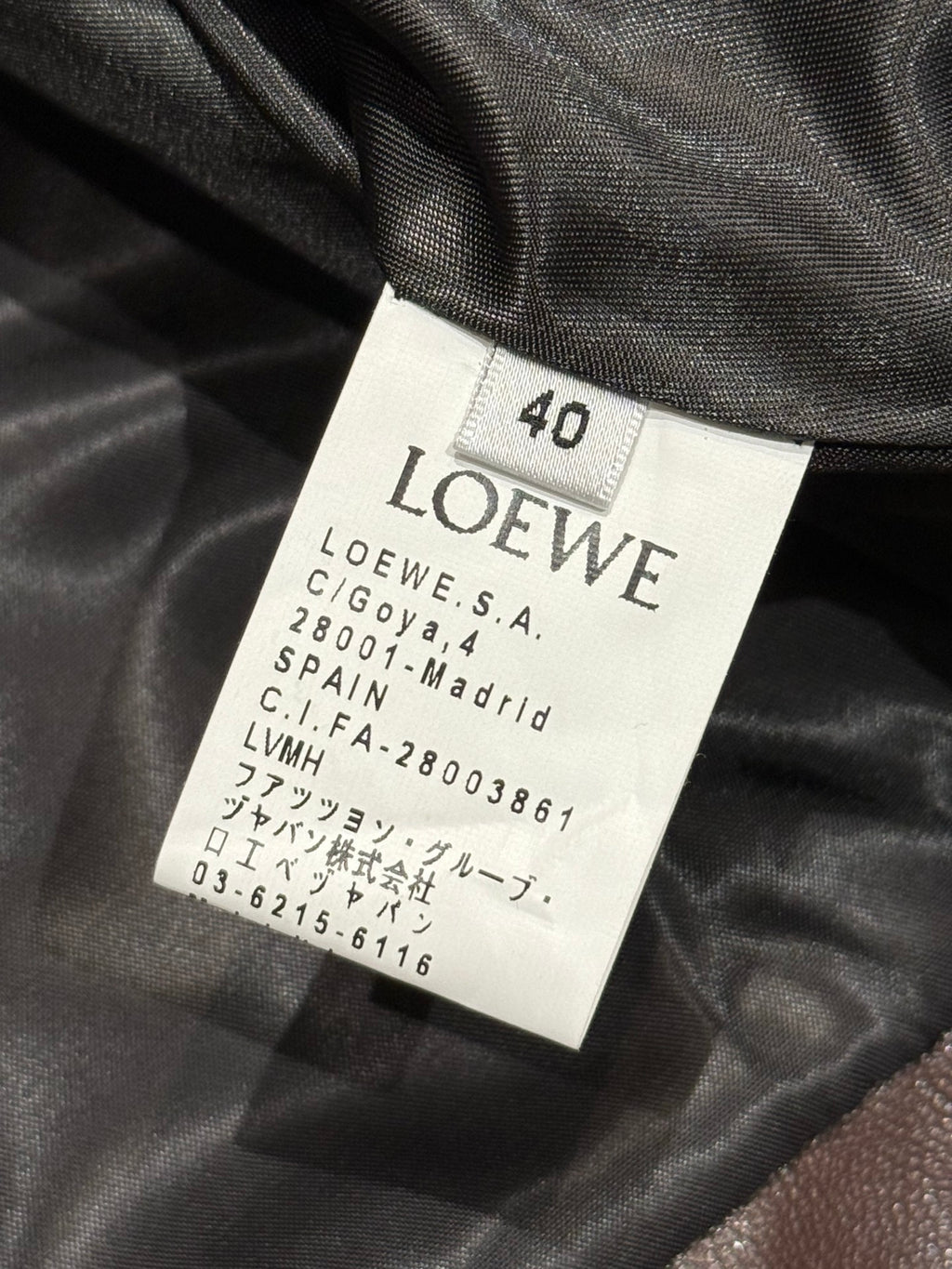 Loewe Deri Ceket