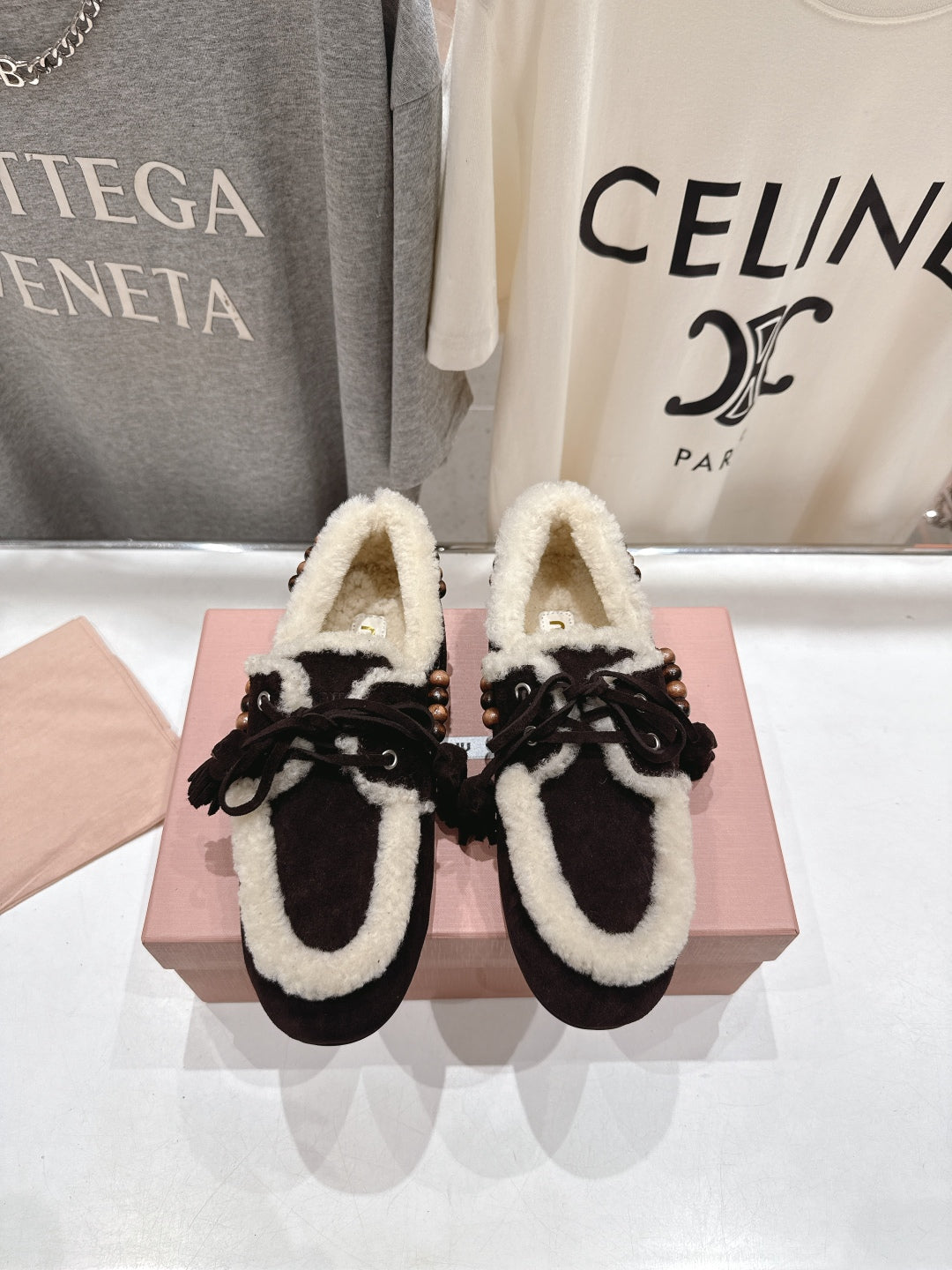 Miu Miu Loafer Yünlü