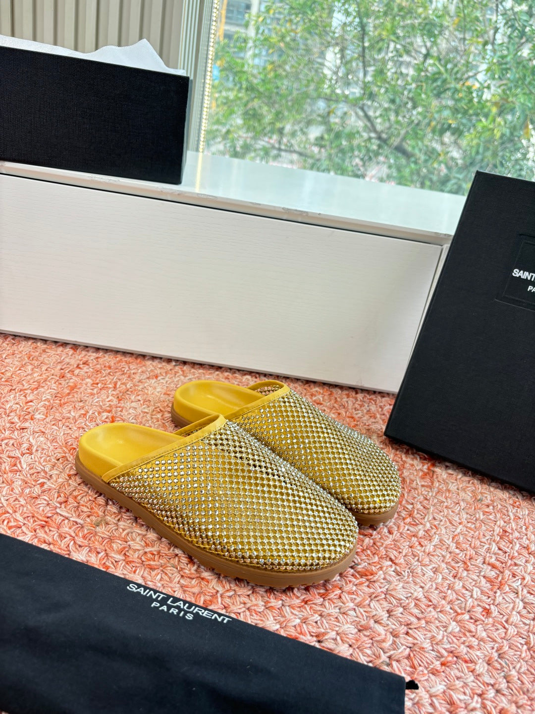 Saint Laurent Paris Slipper