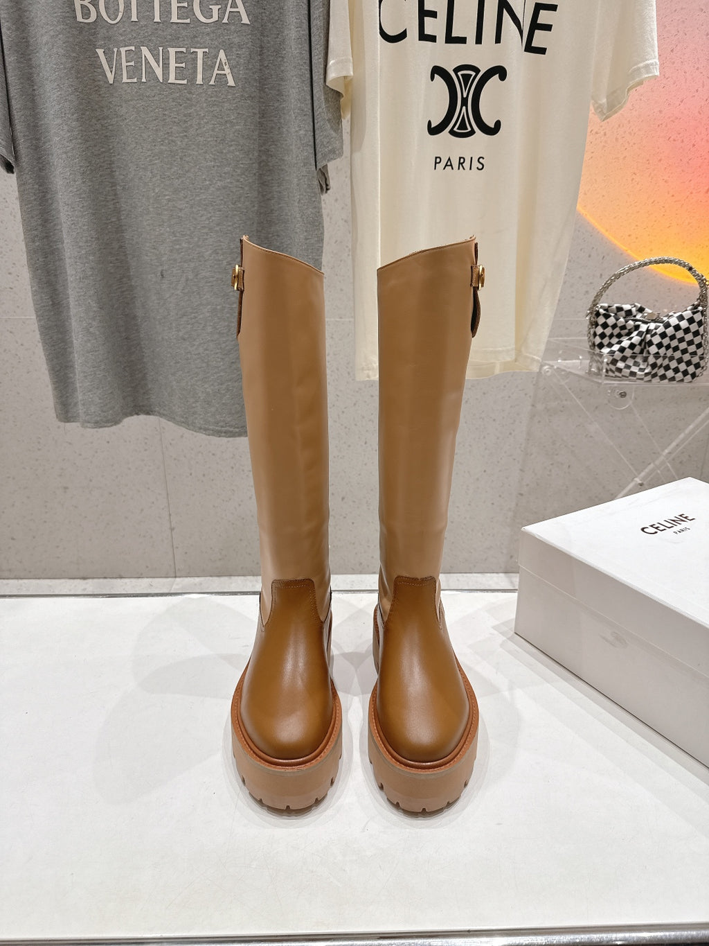Celine Deri Çizme