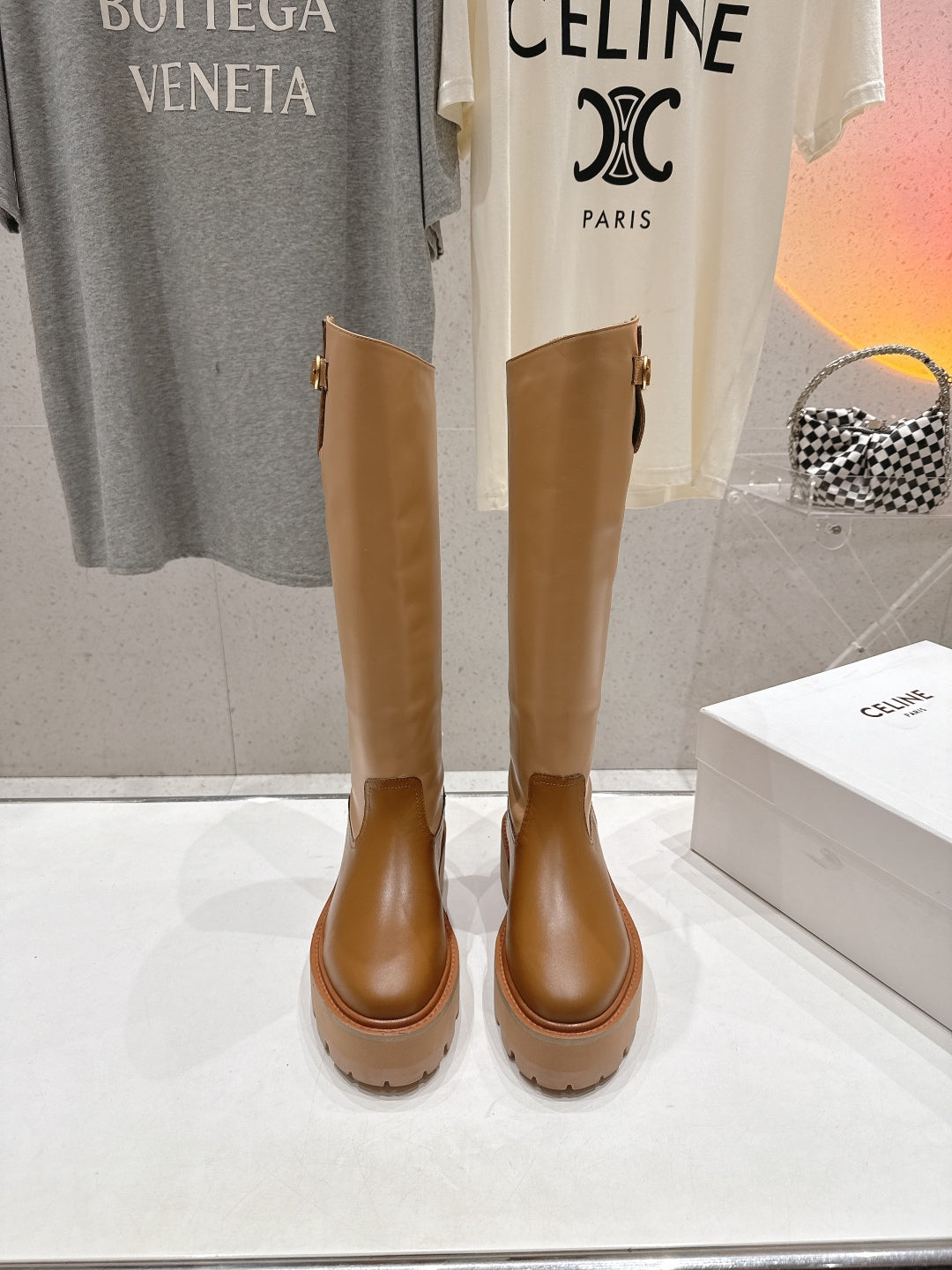 Celine Deri Çizme