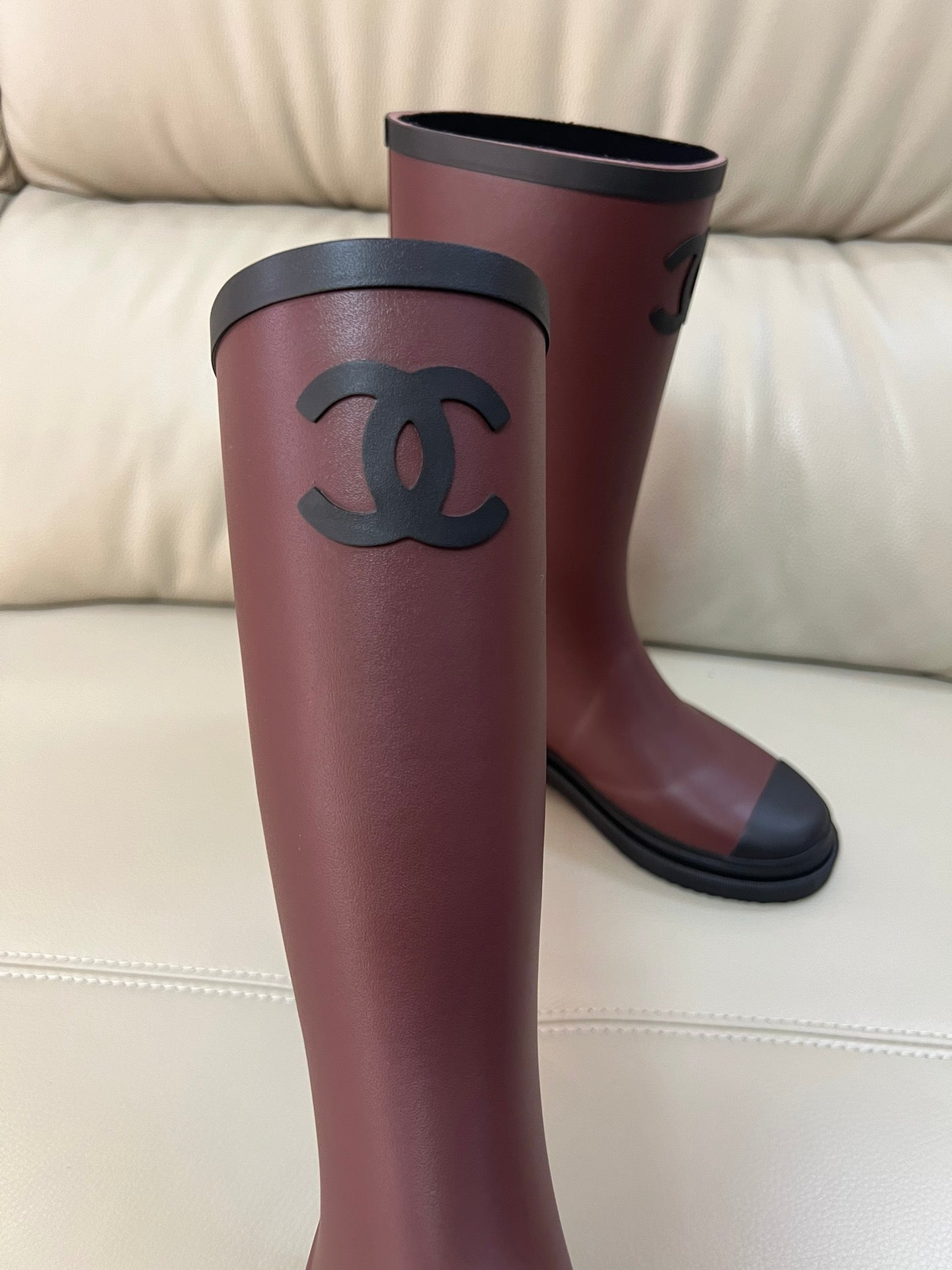 Chanel Rain Boot