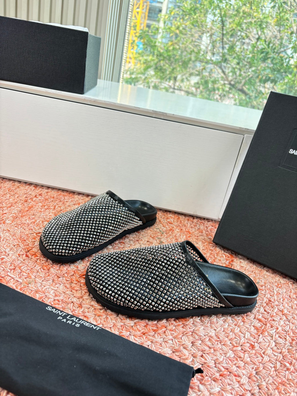 Saint Laurent Paris Slipper