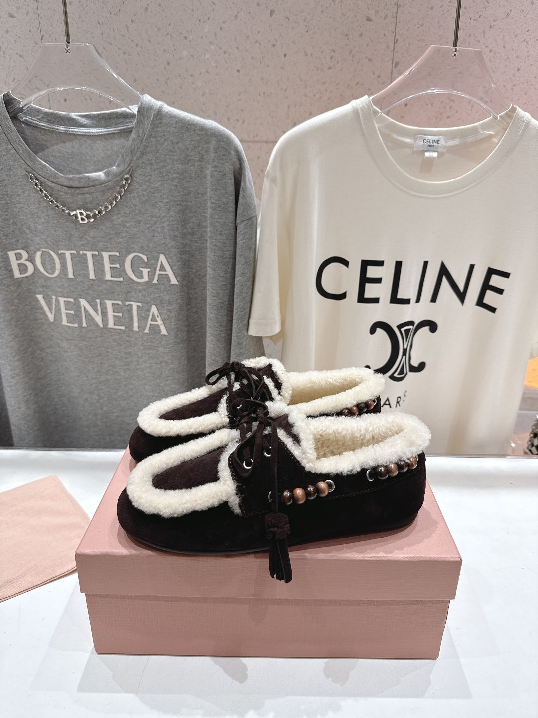 Miu Miu Loafer Yünlü