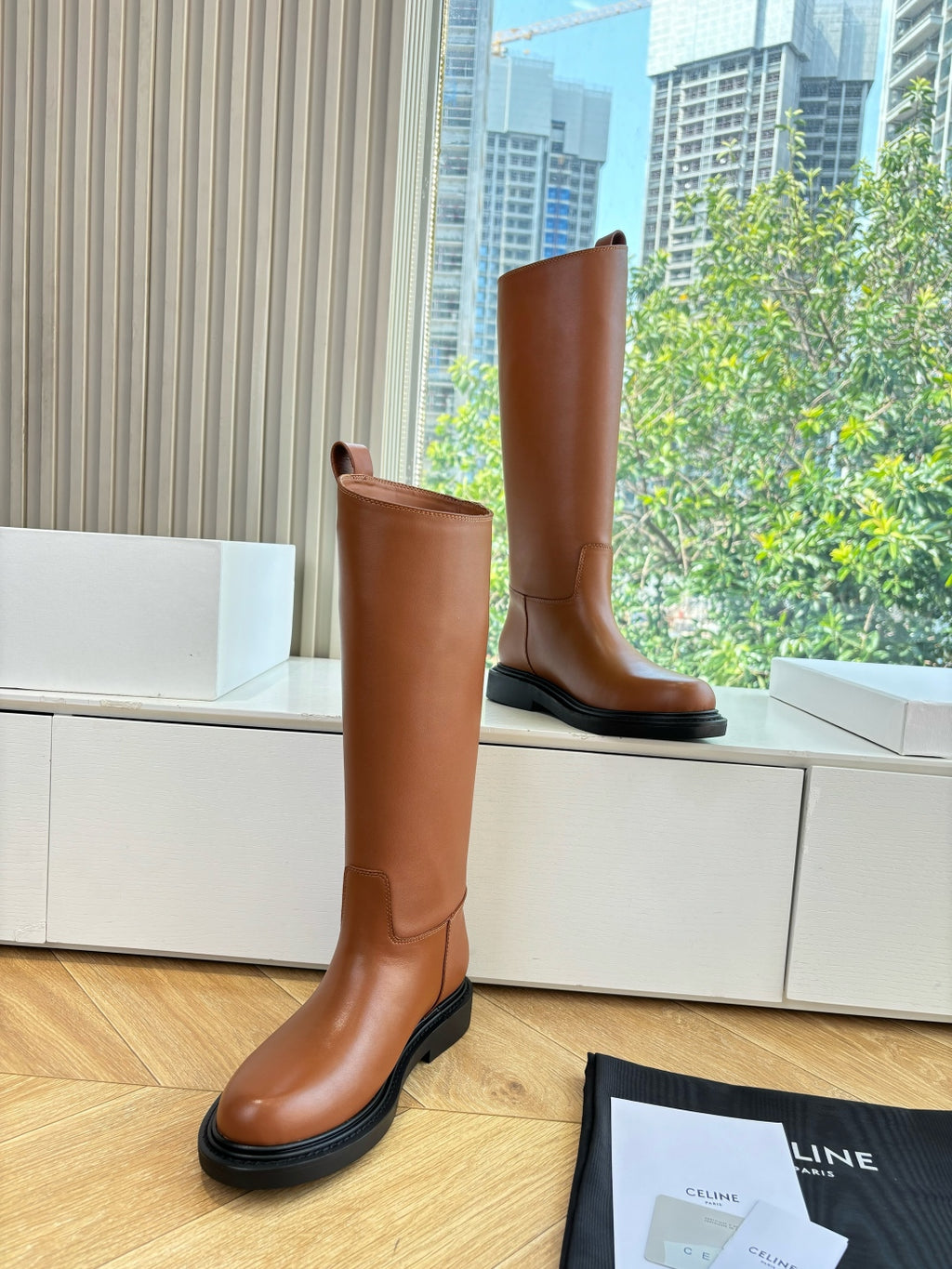 Celine Deri Çizme