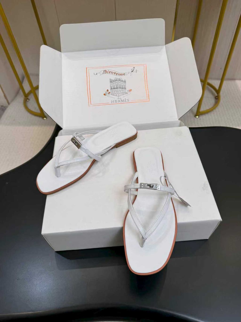 Hermes Slipper