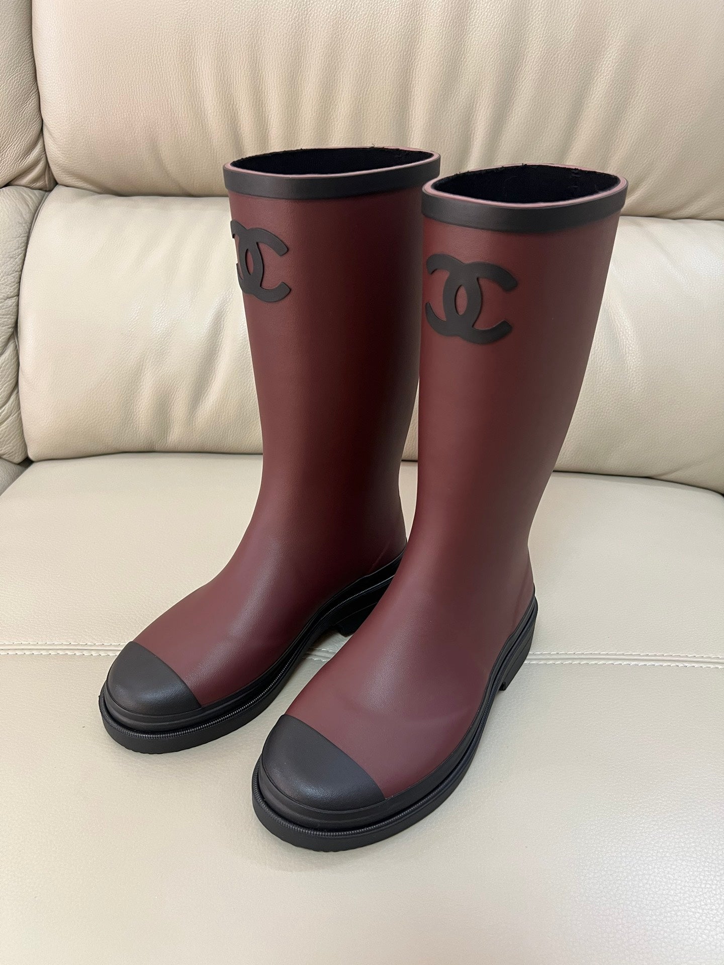 Chanel Rain Boot