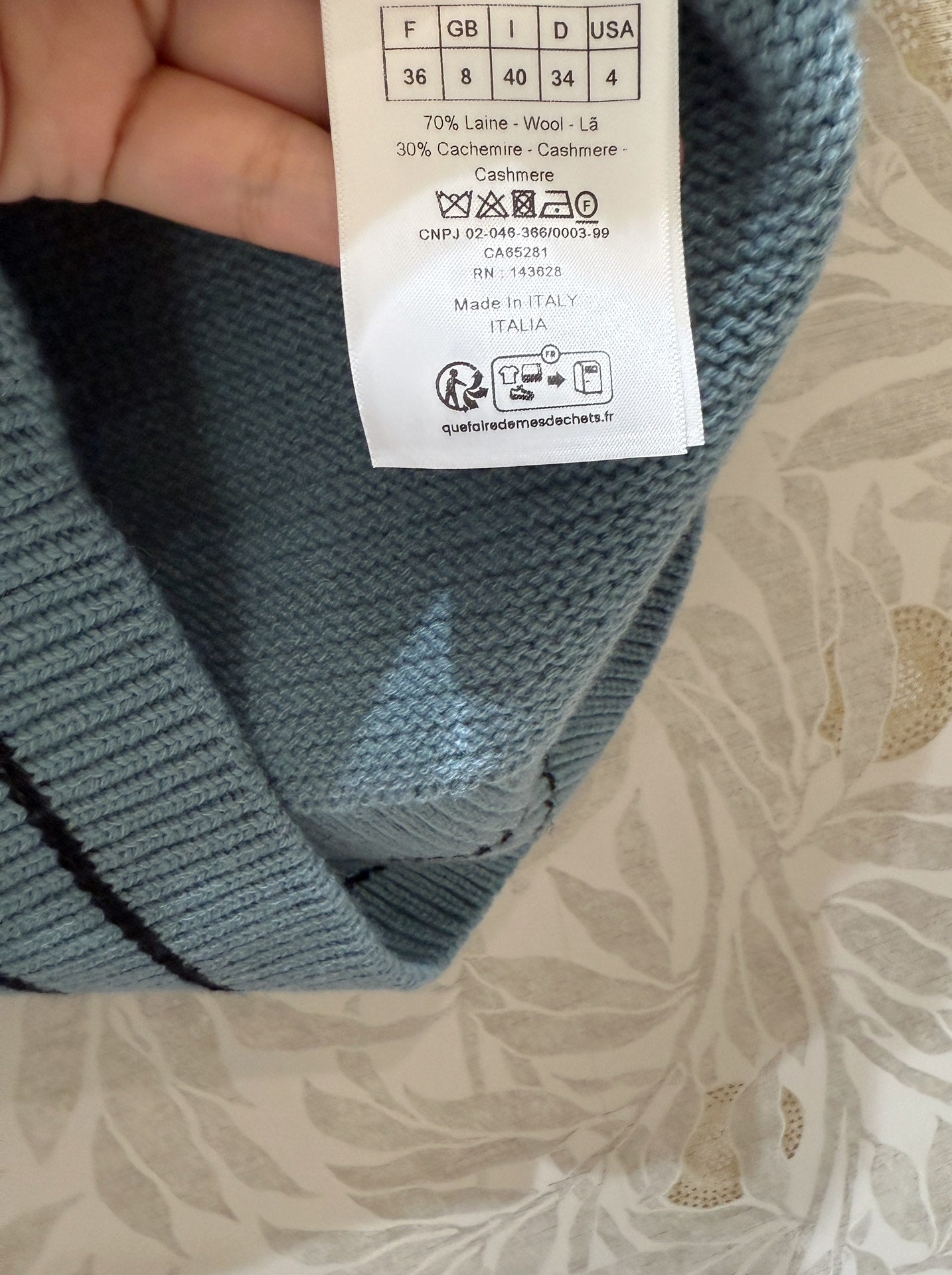 Christian Dior Yarımkol Kazak