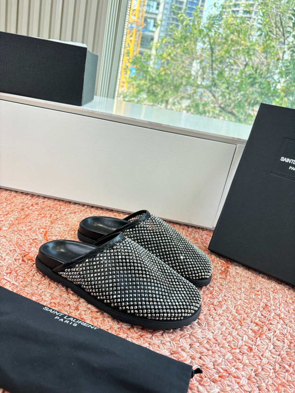 Saint Laurent Paris Slipper