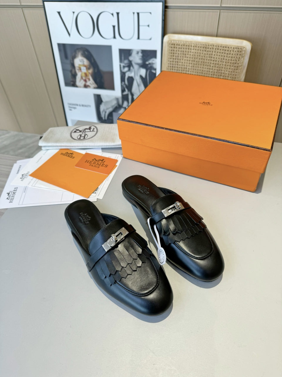 Hermes Slipper