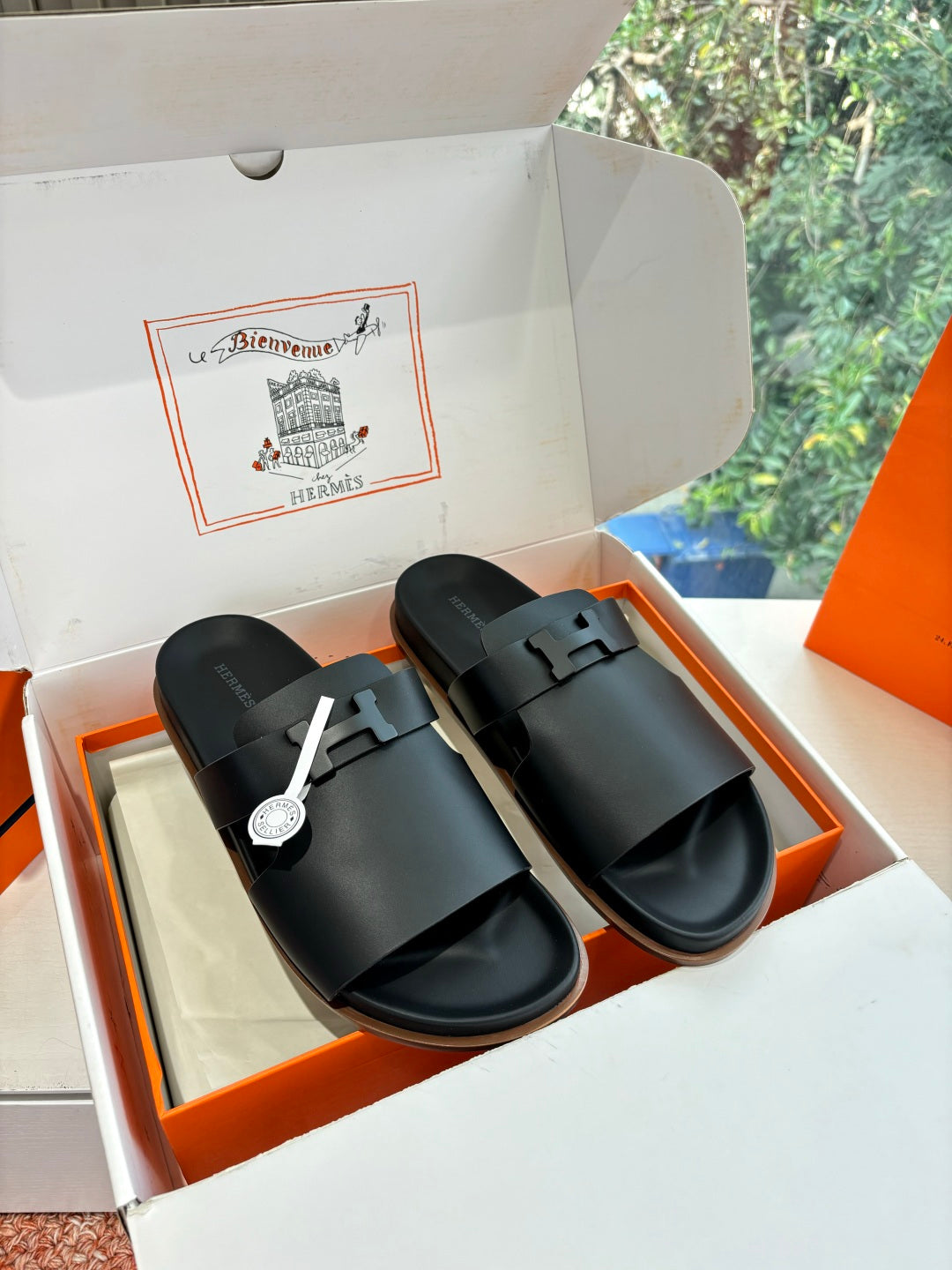 Hermes Slipper