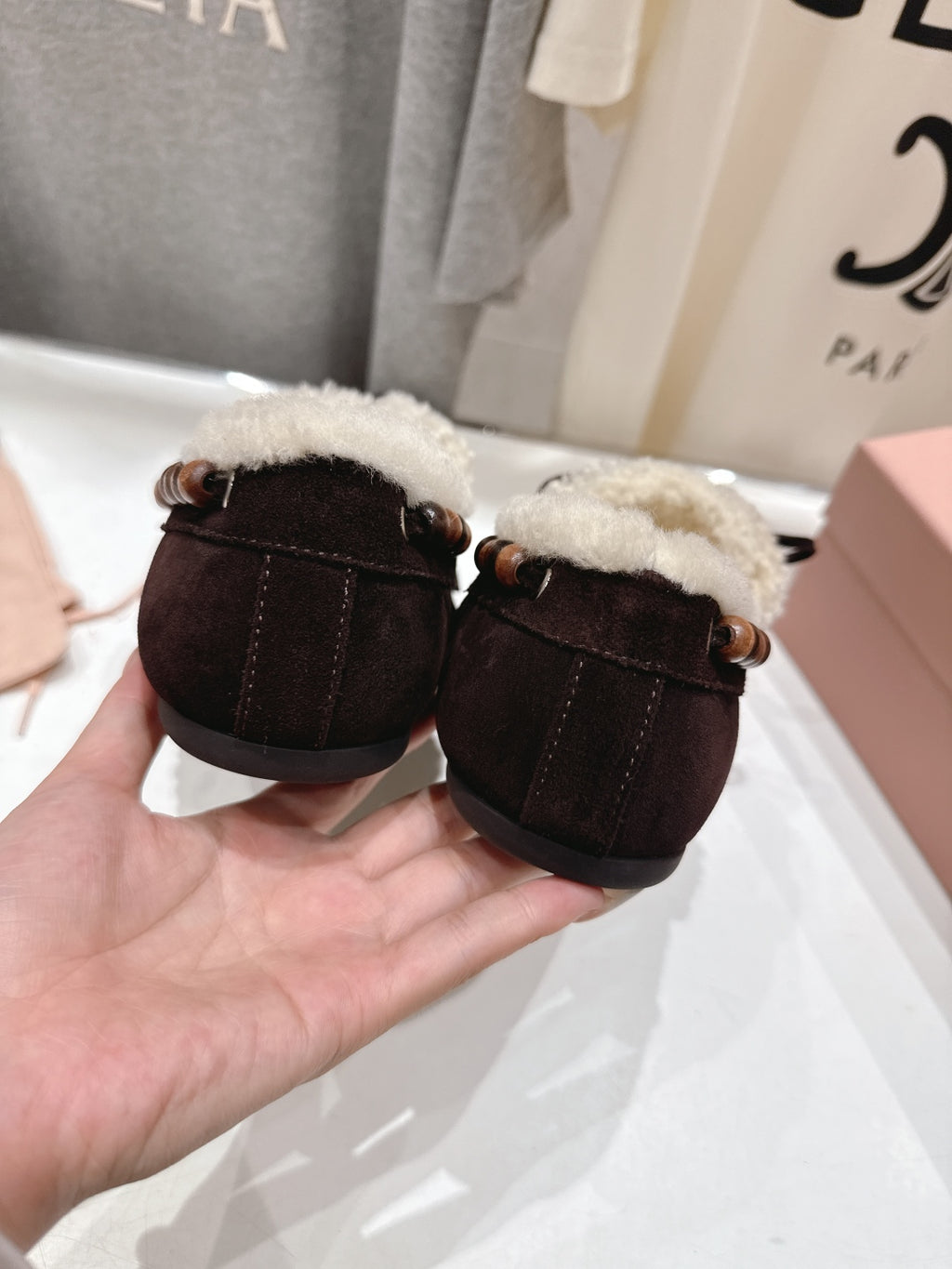 Miu Miu Loafer Yünlü