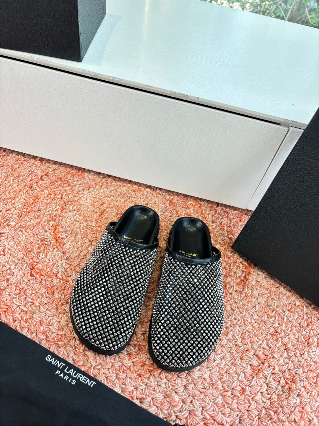 Saint Laurent Paris Slipper