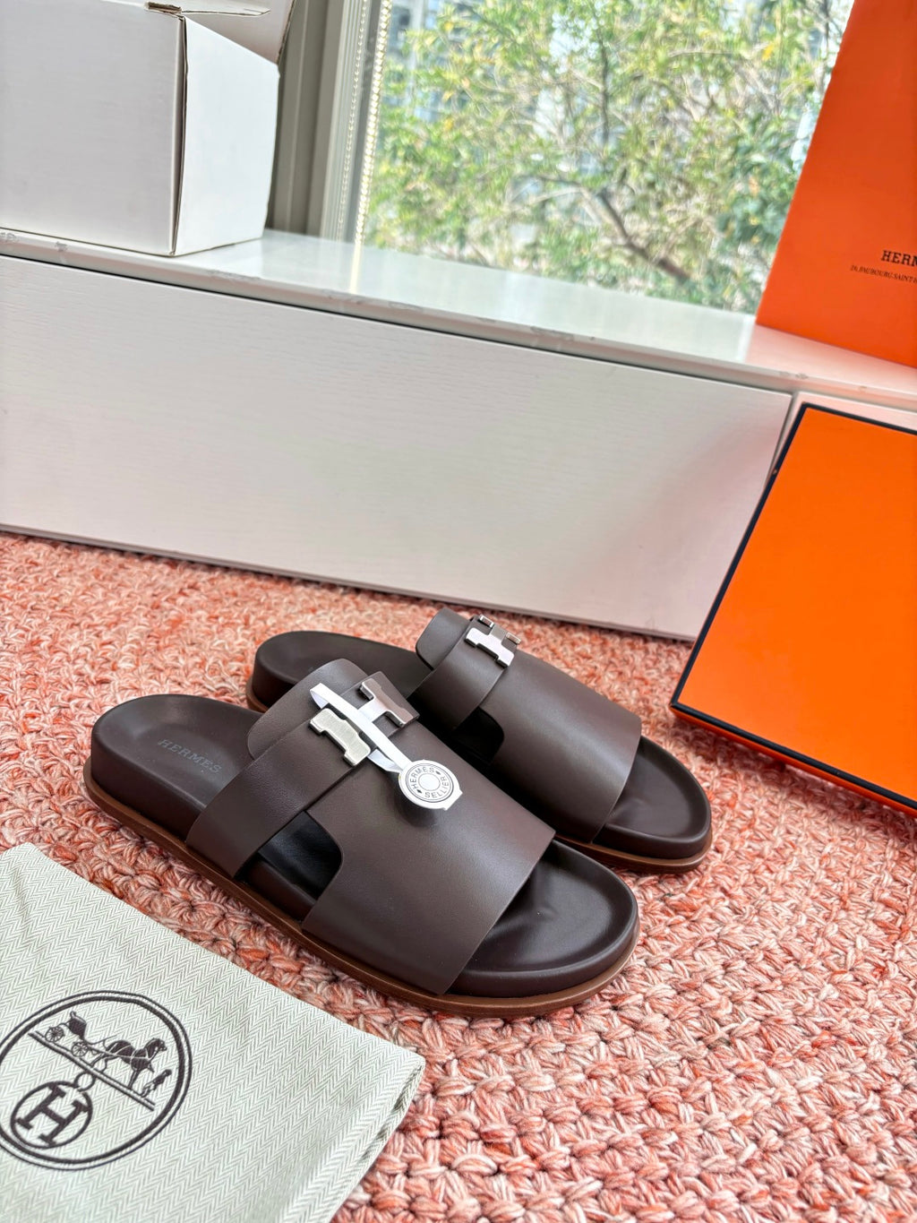 Hermes Slipper