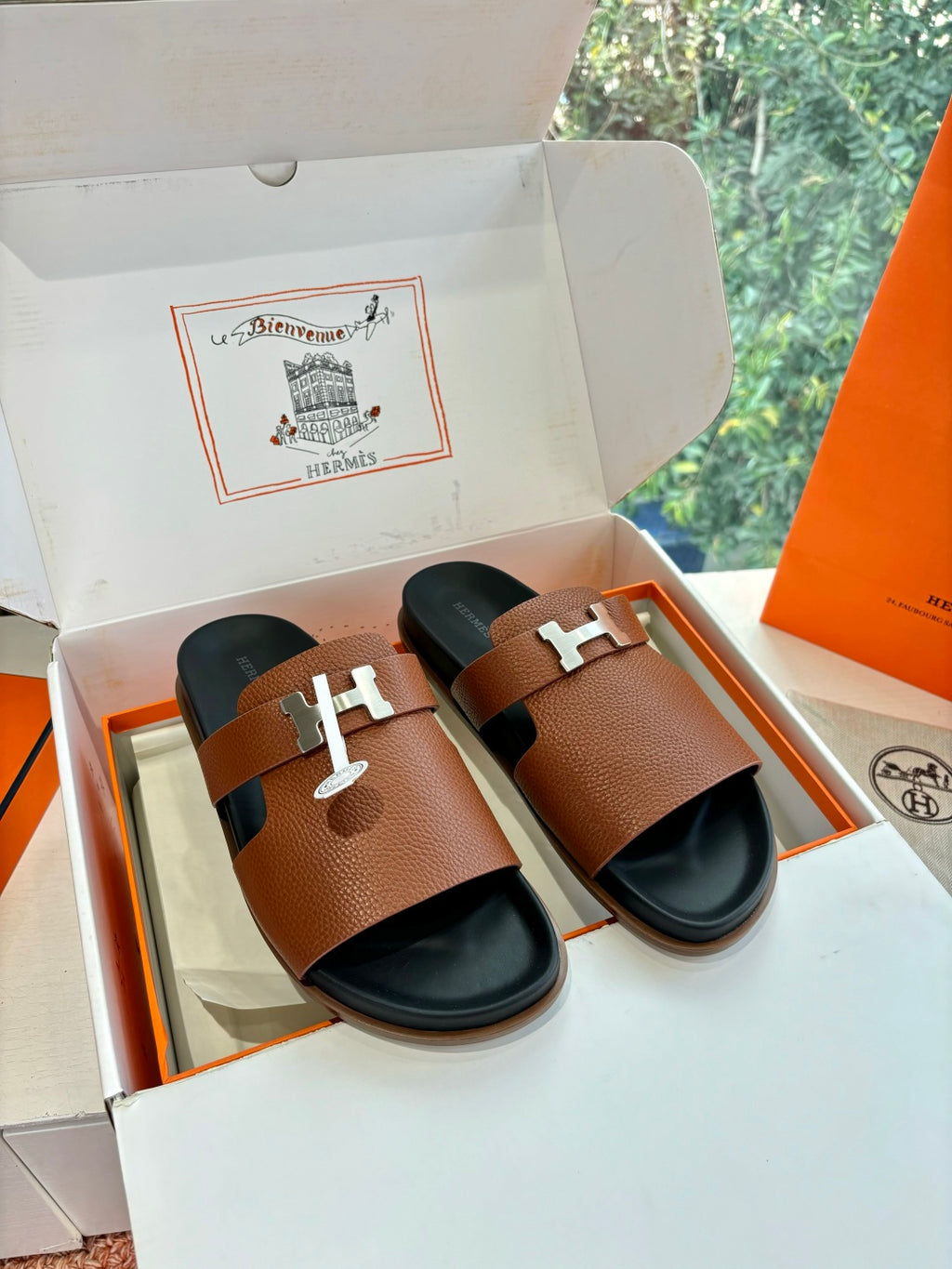 Hermes Slipper