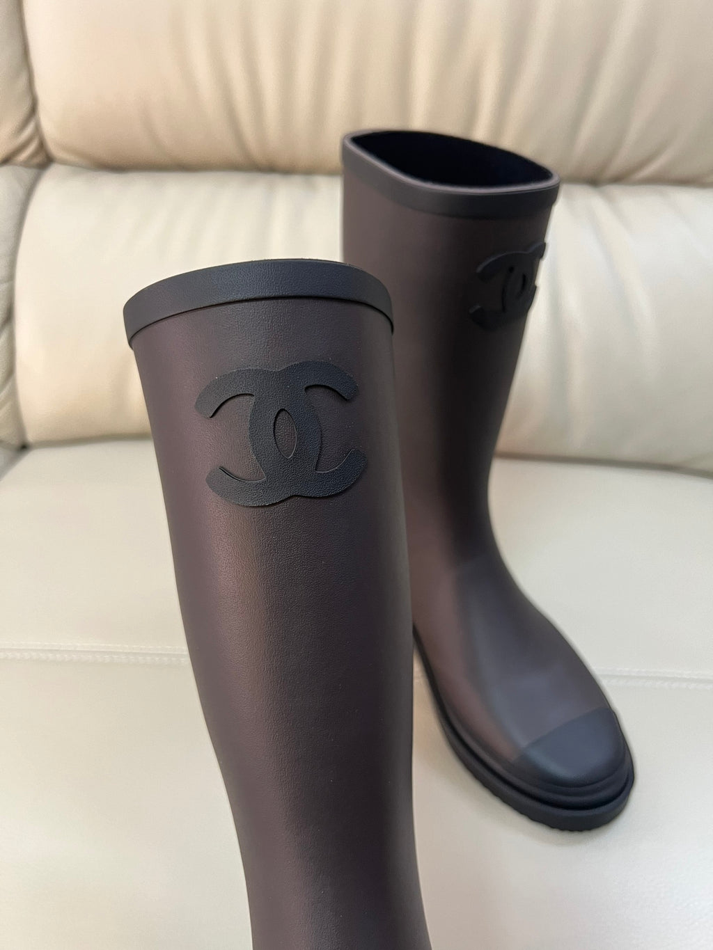 Chanel Rain Boot