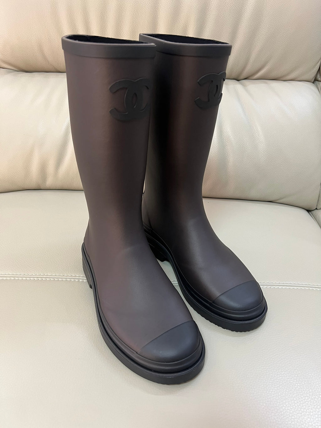 Chanel Rain Boot