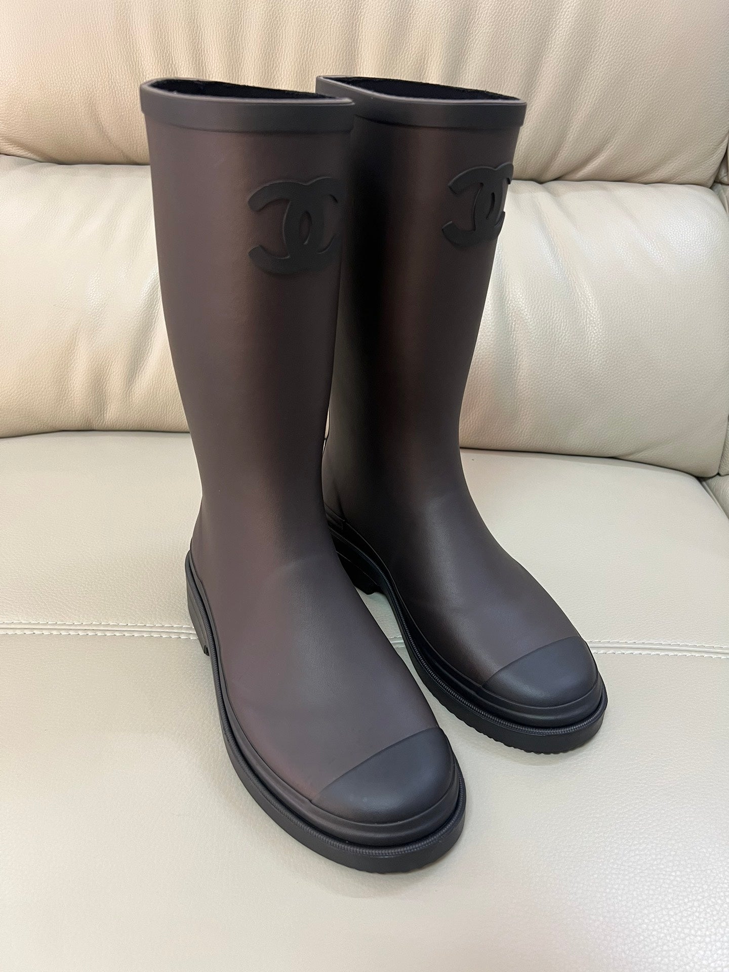 Chanel Rain Boot