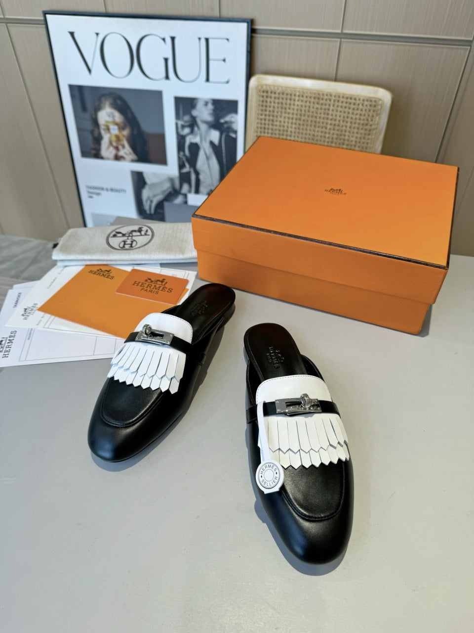 Hermes Slipper