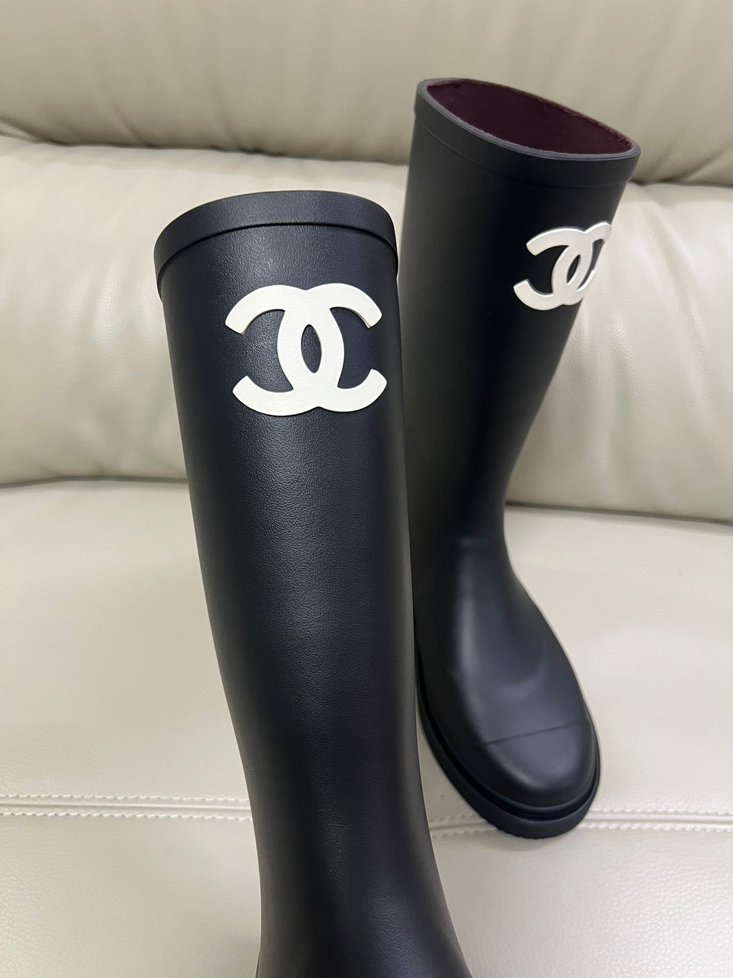Chanel Rain Boot