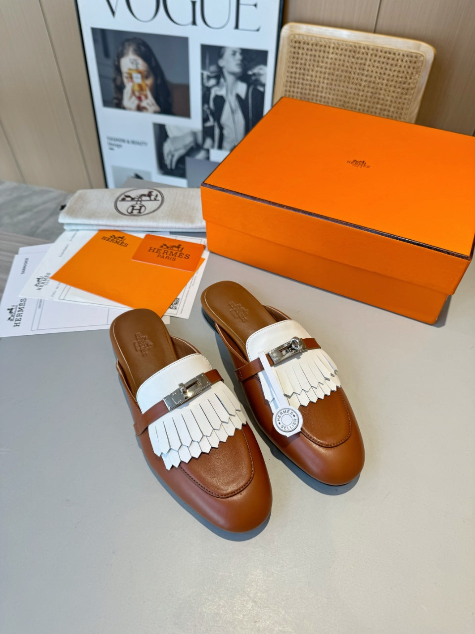 Hermes Slipper