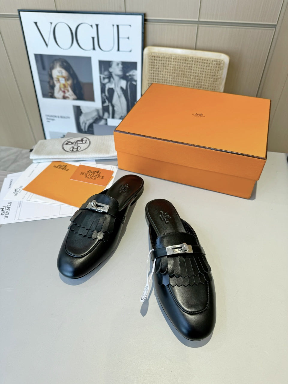 Hermes Slipper
