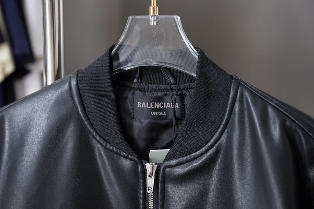 Balenciaga Deri Ceket Unisex